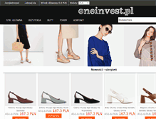 Tablet Screenshot of oneinvest.pl